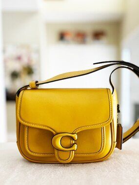 Coach Tabby Messenger 19 - Mustard Colour - Authentic